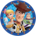 Toy Story 4 9" Lunch Party Plates - 8 Count (Party Supplies)