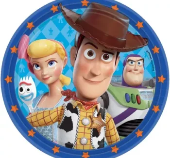 Toy Story 4 9" Lunch Party Plates - 8 Count (Party Supplies)