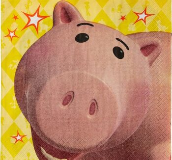 Toy Story 4 Luncheon Napkins Big Size 6.5" x 6.5" - 16 Count (Party Supplies)