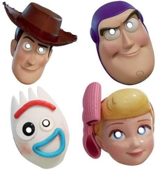 Toy Story 4 Assorted Paper Masks 8.6" x 9.7" - 8 Count (Party Favors)