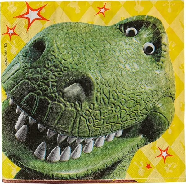 Toy Story 4 Luncheon Napkins Big Size 6.5" x 6.5" - 16 Count (Party Supplies) - Image 3