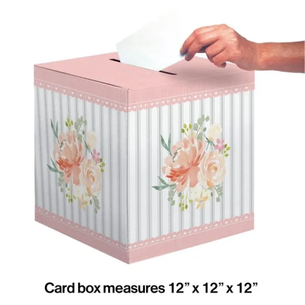Farmhouse Floral Card Box - 1 Piece Count (Party Supplies) (Baby Shower) - Image 3