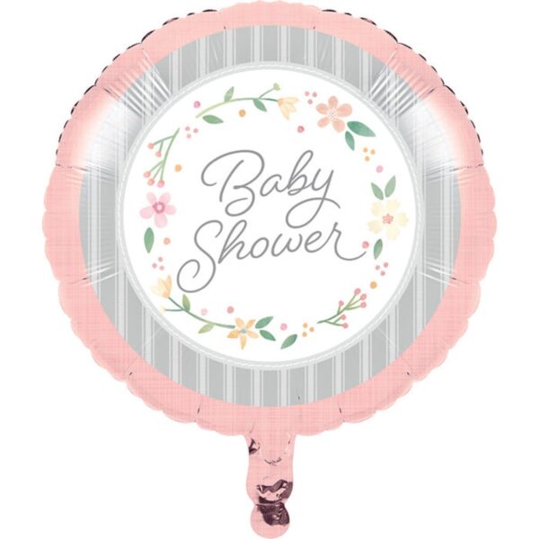 Farmhouse Floral 18" Foil Balloon - 1 Piece Count (Party Supplies) (Baby Shower)