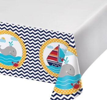 Ahoy Matey! Plastic Table Covering 54" x 102" - 1 Piece Count (Party Supplies)