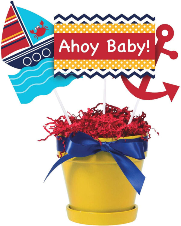 Ahoy Matey! Centerpiece Sticks - 3 Piece Count (Party Supplies)