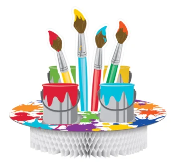 Art Party Centerpiece - 1 Count (Party Supplies) {Creative Converting}