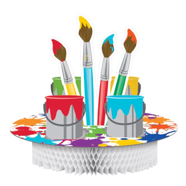 Art Party Centerpiece - 1 Count (Party Supplies) {Creative Converting}