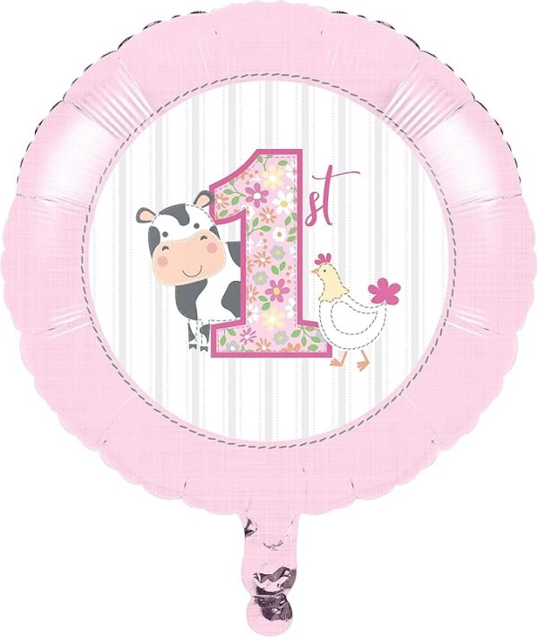 Farmhouse Floral 18" Foil Balloon - 1 Piece Count (Party Supplies) (Baby Shower)