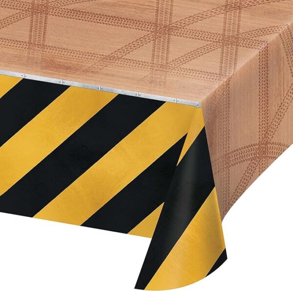 Big Dig 54" x 102" Plastic Table Covering - 1 Count (Party Supplies) {Creative Converting}
