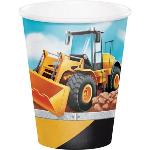 Big Dig Hot/Cold 9oz Paper Cups - 8 Count (Party Supplies) {Creative Converting}