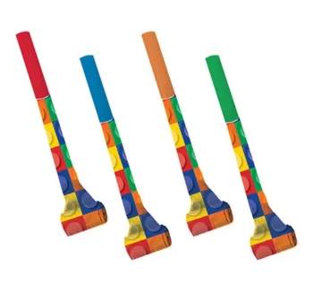 Block Party Blowouts - 8 Count (Party Supplies, Party Favors) {Creative Converting}