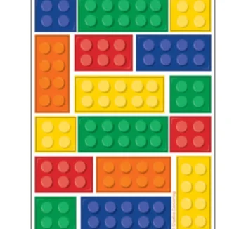 Block Party Stickers (Value Pack) - 4 Count (Party Supplies, Party Favors) {Creative Converting}