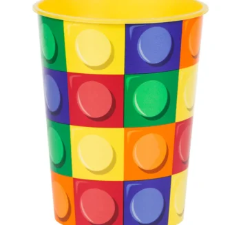 Block Party 16oz Plastic Party Cup - 1 Count (Party Supplies) {Creative Converting}