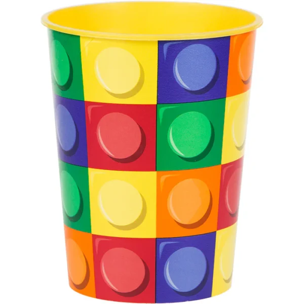 Block Party 16oz Plastic Party Cup - 1 Count (Party Supplies) {Creative Converting}