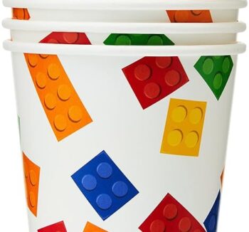 Block Party Hot/Cold 9oz Paper Cups - 8 Count (Party Supplies) {Creative Converting}