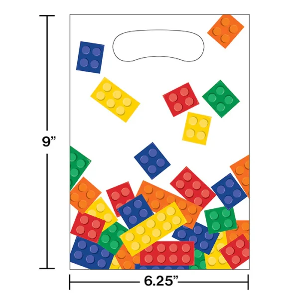 Block Party Favor/Loot Bags - 8 Count (Party Supplies) {Creative Converting} - Image 3