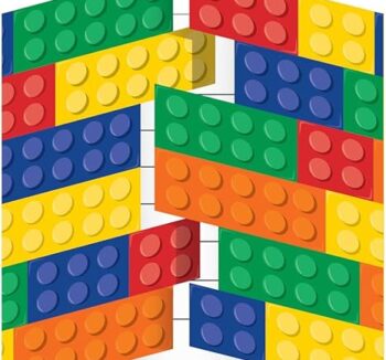 Block Party Party Invitations - 8 Count (Party Supplies) {Creative Converting}