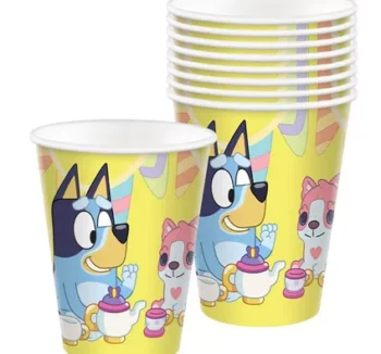 Bluey 9oz Paper Cups - 8 Count (Party Supplies) {Amscan}
