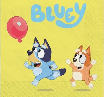 Bluey 6.5" x 6.5" Luncheon Napkin - 16 Count (Party Supplies) {Amscan}