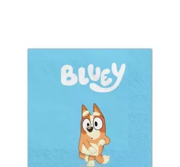 Bluey 5" x 5" Beverage Napkin - 16 Count (Party Supplies) {Amscan}