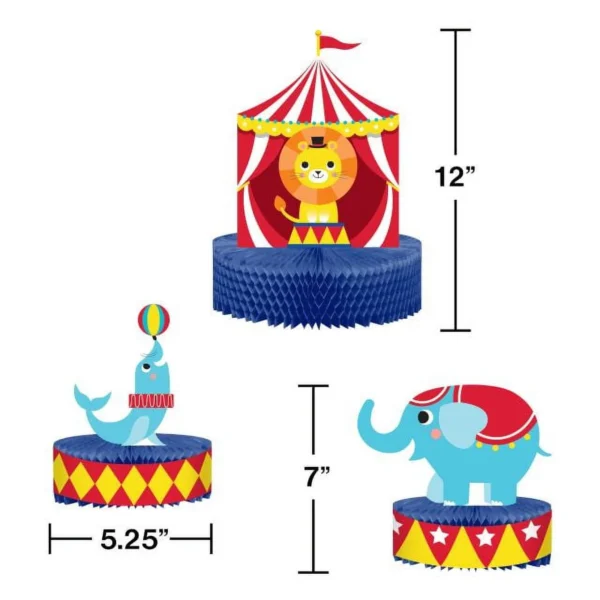 Circus Party Centerpiece - 1 Piece Count (Party Supplies) - Image 3