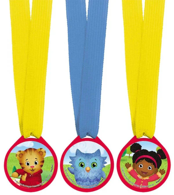 Daniel Tiger's Neighborhood Honeycomb Decorations - 12 Piece Count (Party Supplies, Party Favor)