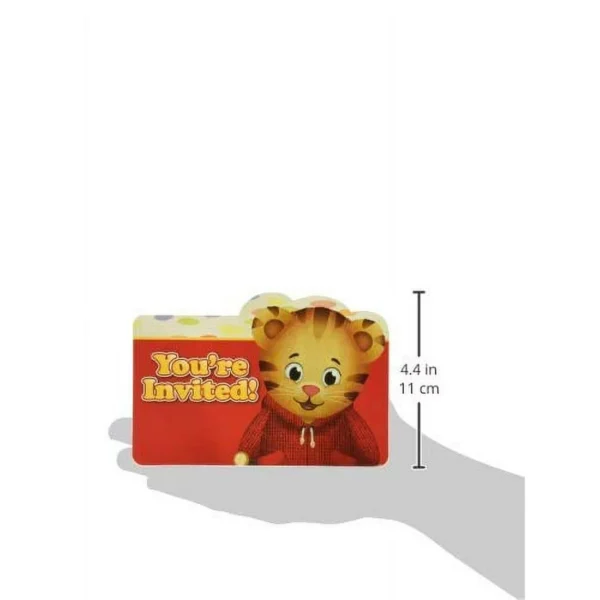 Daniel Tiger's Neighborhood Party Invitations - 8 Piece Count (Party Supplies) - Image 4