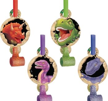 Dino Blast Party Blowouts - 8 Count (Party Supplies, Party Favor) {Creative Converting}