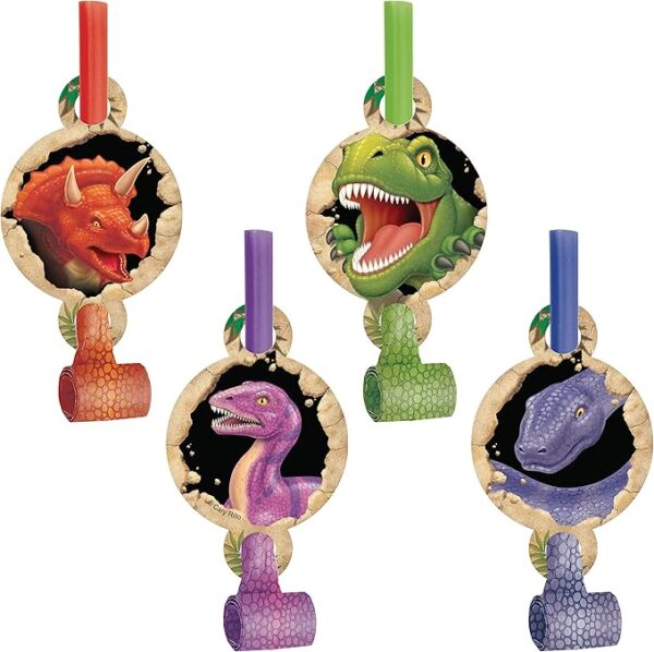 Dino Blast Party Blowouts - 8 Count (Party Supplies, Party Favor) {Creative Converting}