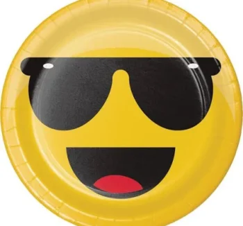 Show Your Emoji 7" Dessert Plates - 8 Count (Party Supplies) {Creative Converting}