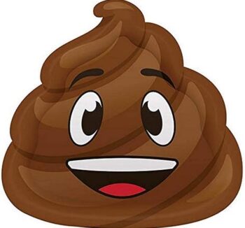 Show Your Emoji Poop Dinner Plate - 8 Count (Party Supplies) {Creative Converting}