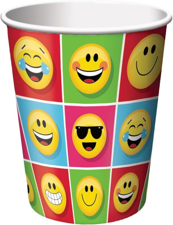 Show Your Emoji 9oz Paper Cups - 8 Count (Party Supplies) {Creative Converting}