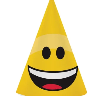 Show Your Emoji Paper Cone Hat - 8 Count (Party Supplies) {Creative Converting}
