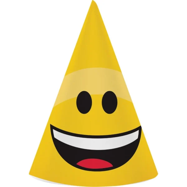 Show Your Emoji Paper Cone Hat - 8 Count (Party Supplies) {Creative Converting}