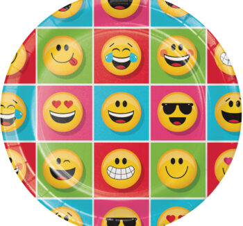 'Show Your Emojions' 9" Dinner Plate - 8 Count (Party Supplies) {Creative Converting}