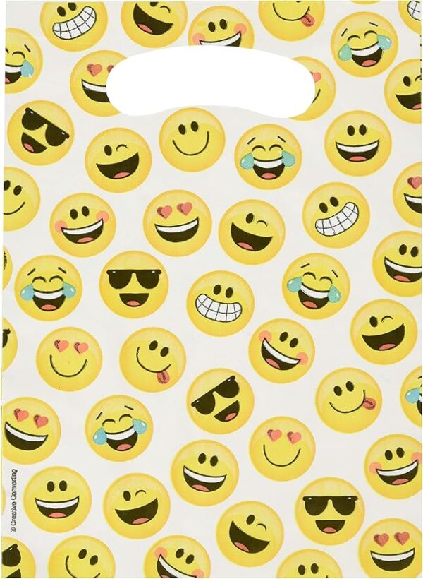 'Show Your Emojions' Loot/Goodie Bag - 8 Count (Party Supplies, Party Favors) {Creative Converting}
