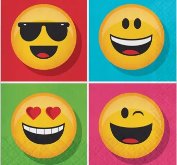Show Your Emoji Luncheon Napkin - 16 Count (Party Supplies) {Creative Converting}
