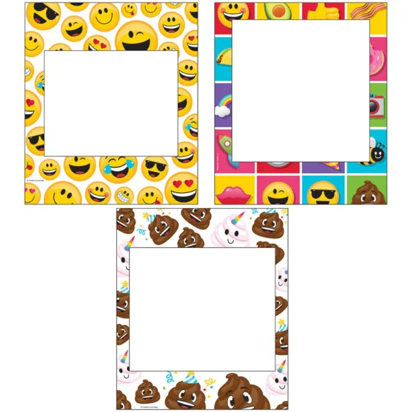 'Show Your Emojions' Photo Frames - 3 Count (Party Supplies) {Creative Converting}