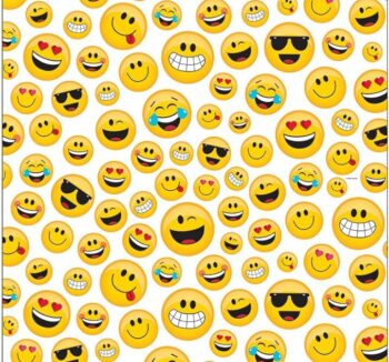'Show Your Emojions' Photo Backdrop - 1 Count (Party Supplies) {Creative Converting}