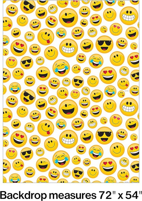 'Show Your Emojions' Photo Backdrop - 1 Count (Party Supplies) {Creative Converting} - Image 3