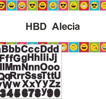 'Show Your Emojions' Giant Party Banner - 1 Count (Party Supplies) {Creative Converting}