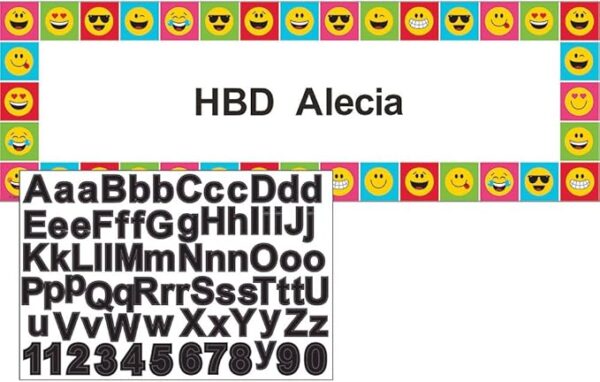 'Show Your Emojions' Giant Party Banner - 1 Count (Party Supplies) {Creative Converting}