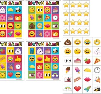Show Your Emoji Bingo Game - 10 Count (Party Supplies) {Creative Converting}