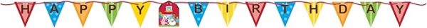 Farmhouse Fun Shaped Paper Banner - 1 Piece Count (Party Supplies)