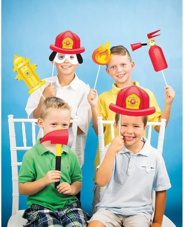 Flaming Fire Photo Booth Props - 10 Count (Party Supplies) {Creative Converting}