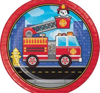 Flaming Fire 9" Dinner Plate - 8 Count (Party Supplies) {Creative Converting}