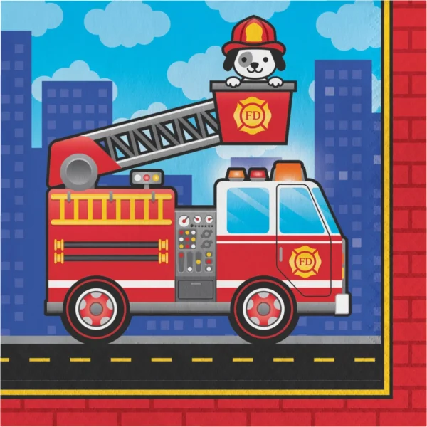 Flaming Fire Luncheon Napkin - 16 Count (Party Supplies) {Creative Converting}