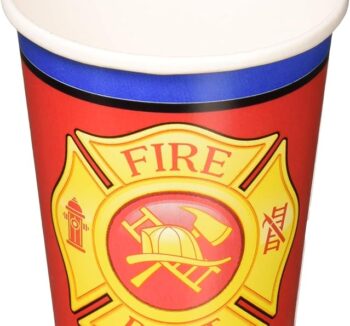 Flaming Fire Hot/Cold 9oz Paper Cup - 8 Count (Party Supplies) {Creative Converting}