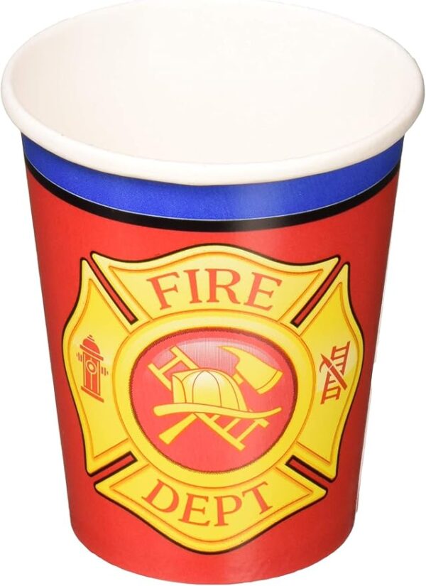 Flaming Fire Hot/Cold 9oz Paper Cup - 8 Count (Party Supplies) {Creative Converting}