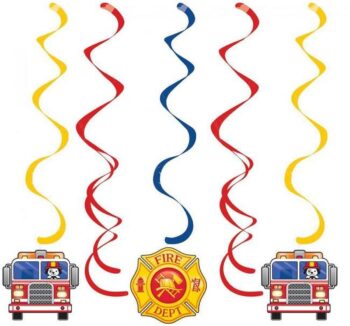 Flaming Fire Dizzy Danglers - 5 Count (Party Supplies) {Creative Converting}